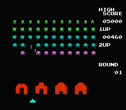 Space Invaders (J) - screen 1
