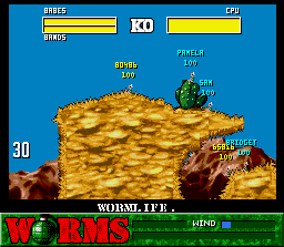 Worms (E) - screen 2