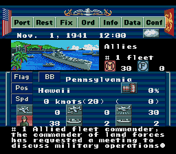 Pacific Theater of Operations (U) [!] - screen 1