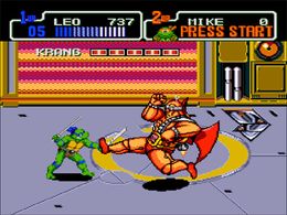 Teenage Mutant Ninja Turtles - The Hyperstone Heist (U) [!] - screen 2