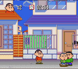 Crayon Shin-chan - Arashi wo yobu Enji (J) - screen 2