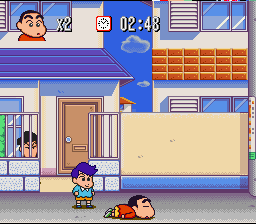 Crayon Shin-chan - Arashi wo yobu Enji (J) - screen 1