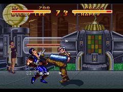 Double Dragon V - The Shadow Falls (E) - screen 1