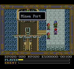 Ys IV - Mask of the Sun (J) - screen 1