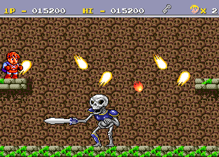 Legend of Hero Tonma (J) - screen 1