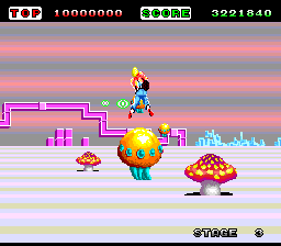 Space Harrier (J) - screen 1