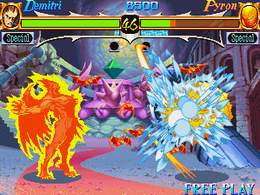 Night Warriors: Darkstalkers' Revenge (US 950406) - screen 2