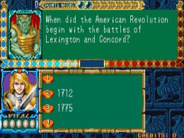 Quiz & Dragons (US 920701) - screen 1