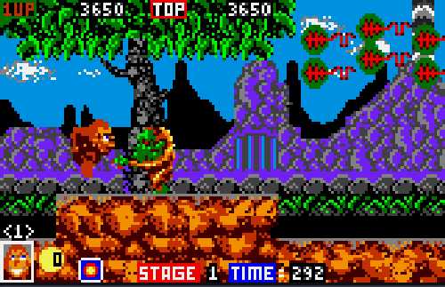 Toki (1990) - screen 1