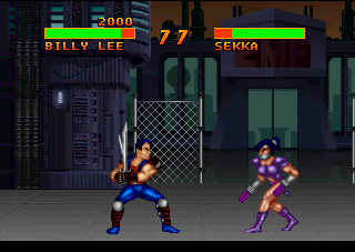 Double Dragon V (1995) (Williams) - screen 1