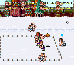 Kunio-kun no Dodge Ball - Zenin Shuugou! Tournament Special (J) [!] - screen 1