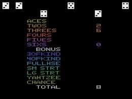 Yahtzee - screen 1