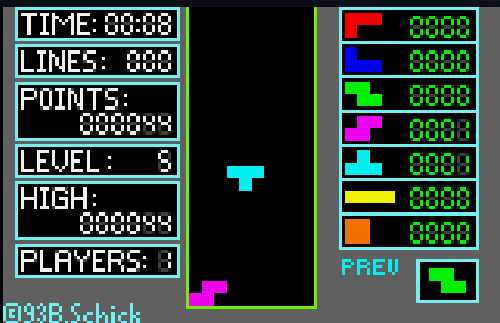 T-Tris (1996) By Bastian Schick [a1] - screen 1