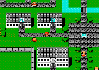 Final Fantasy I-II-III NES-EMU - screen 1