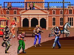 D. D. Crew (set 4, World, 3 Player, FD1094 317-0187) - screen 1