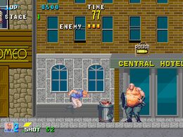 E-Swat - Cyber Police (set 1, Japan, FD1094 317-0128) - screen 1