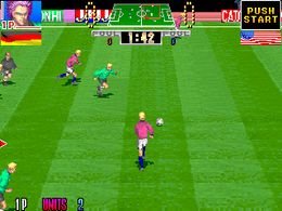 Hat Trick Hero '93 (Japan) - screen 1