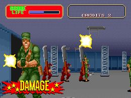 Line of Fire (World, FD1094 317-0136) - screen 1