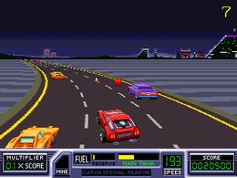 Road Blasters (upright, German, rev 2) - screen 1