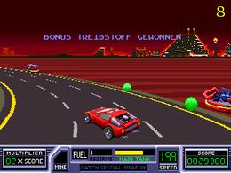 Road Blasters (upright, rev 2) - screen 1