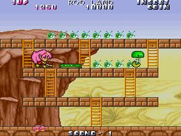 Rod-Land (World) - screen 2