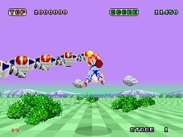 Space Harrier - screen 1