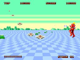 Space Harrier II (Mega-Tech) - screen 1