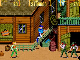 Sunset Riders (US 2 Players ver. UBC) - screen 1