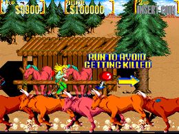 Sunset Riders (US 4 Players ver. UAC) - screen 1