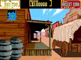 Sunset Riders (World 2 Players ver. EBC) - screen 1