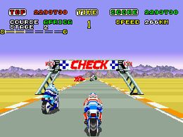 Super Hang-On (set 2, FD1089B 317-0034) - screen 1