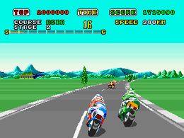 Super Hang-On (set 3, FD1089B 317-0034) - screen 1