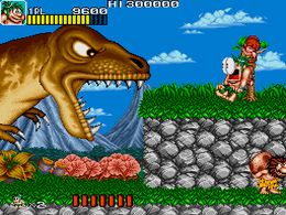 Tatakae Genshizin Joe & Mac (Japan) - screen 2