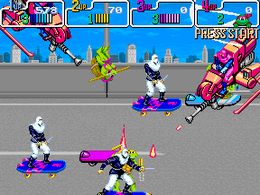 Teenage Mutant Hero Turtles (UK 4 Players) - screen 2