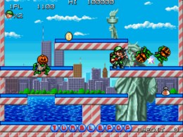 Tumble Pop (World) - screen 1