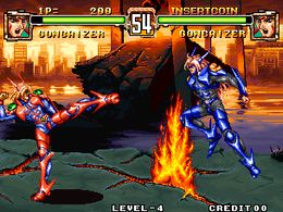 Voltage Fighter - Gowcaizer / Choujin Gakuen Gowcaizer - screen 1