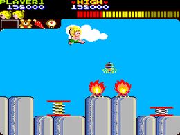 Wonder Boy (set 2 not encrypted) - screen 1