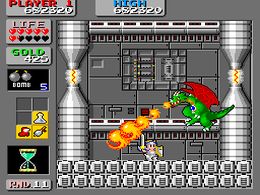 Wonder Boy in Monster Land (Japan Old Ver.) - screen 1