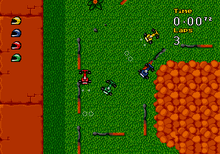 Micro Machines 2 - Turbo Tournament (W) (J-Cart) [c][!] - screen 1