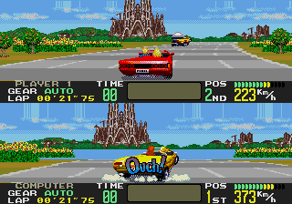 OutRunners (J) - screen 1