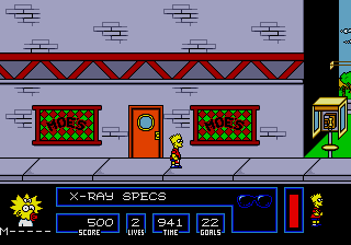 Simpsons, The - Bart vs The Space Mutants (W) (REV 00) [!] - screen 1