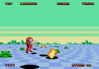 Space Harrier II (W) - screen 1