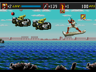 Super Shinobi II, The (J) - screen 1