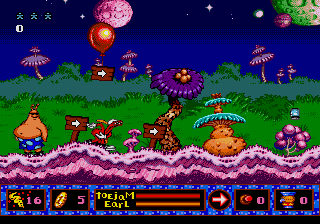 Toejam & Earl in Panic on Funkotron (E) [!] - screen 1