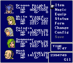 Final Fantasy IV (J) [!] - screen 1