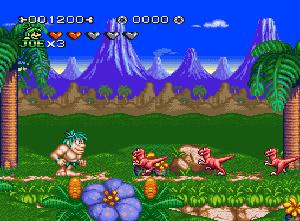 Joe & Mac 3 - Lost in the Tropics (E) (M3) [!] - screen 2