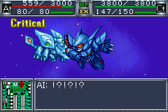 Super Robot Taisen - Original Generation (U) [2466] - screen 2