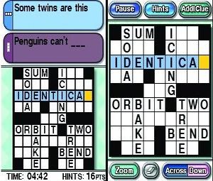 Crosswords DS (U) [2287] - screen 1