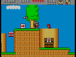 Wonder Boy 2 - Wonderboy in Monsterland (UE) [!] - screen 1