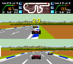 Final Lap Twin (U) - screen 1